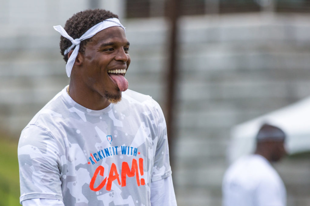 Cam Newton Kicking It With Cam 2017
