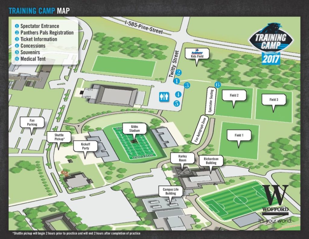 Carolina Panthers Practice Fields