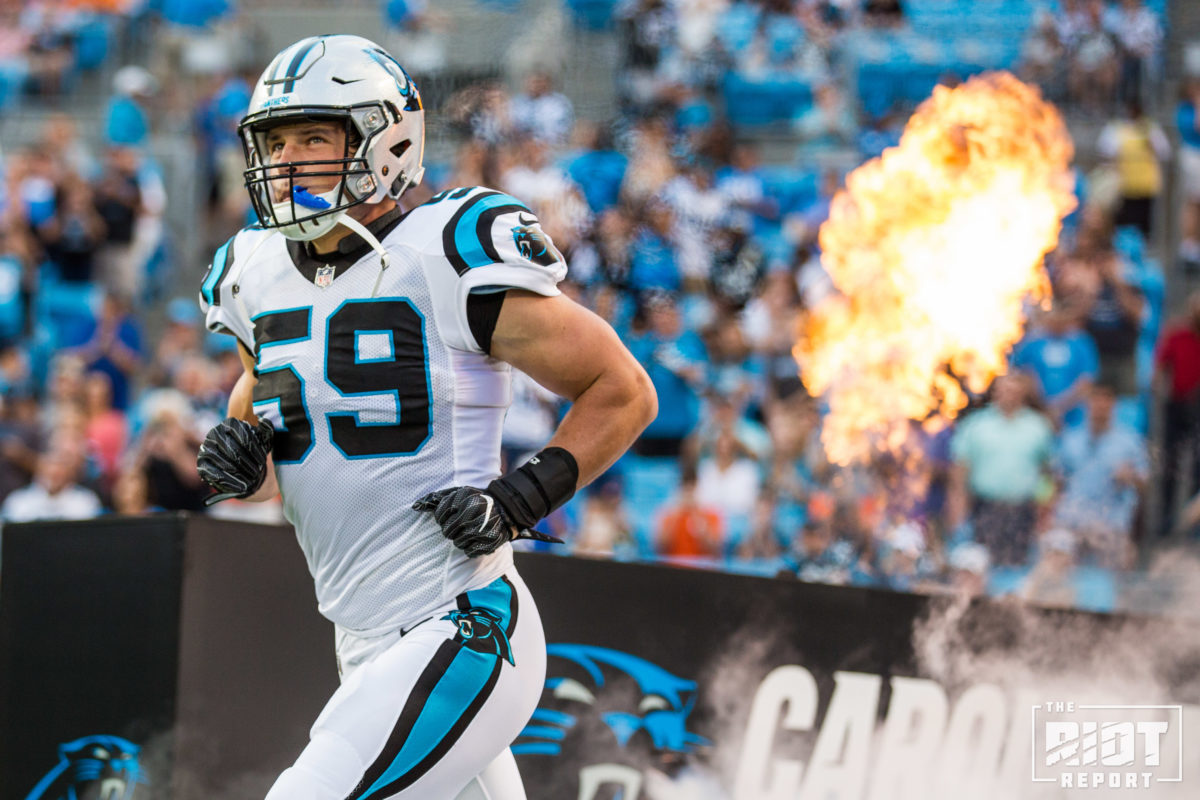 Luke Kuechly the tackling machine has soft spot for the doughnut