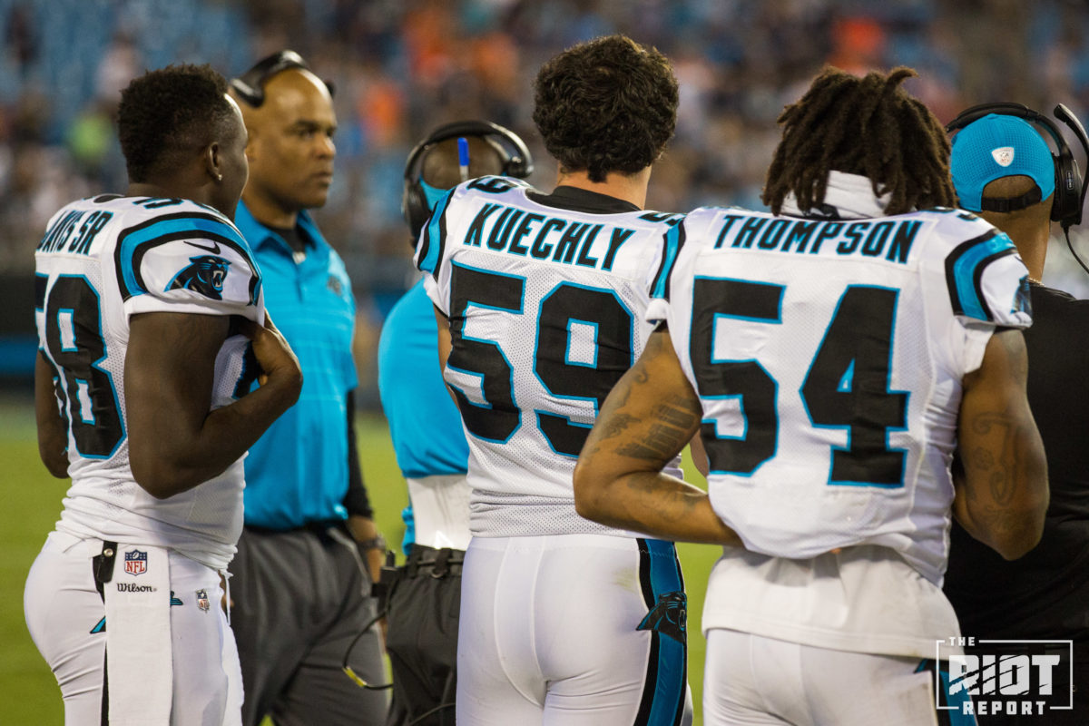 Panthers LB Shaq Thompson to fans who want him cut: 'Keep God in