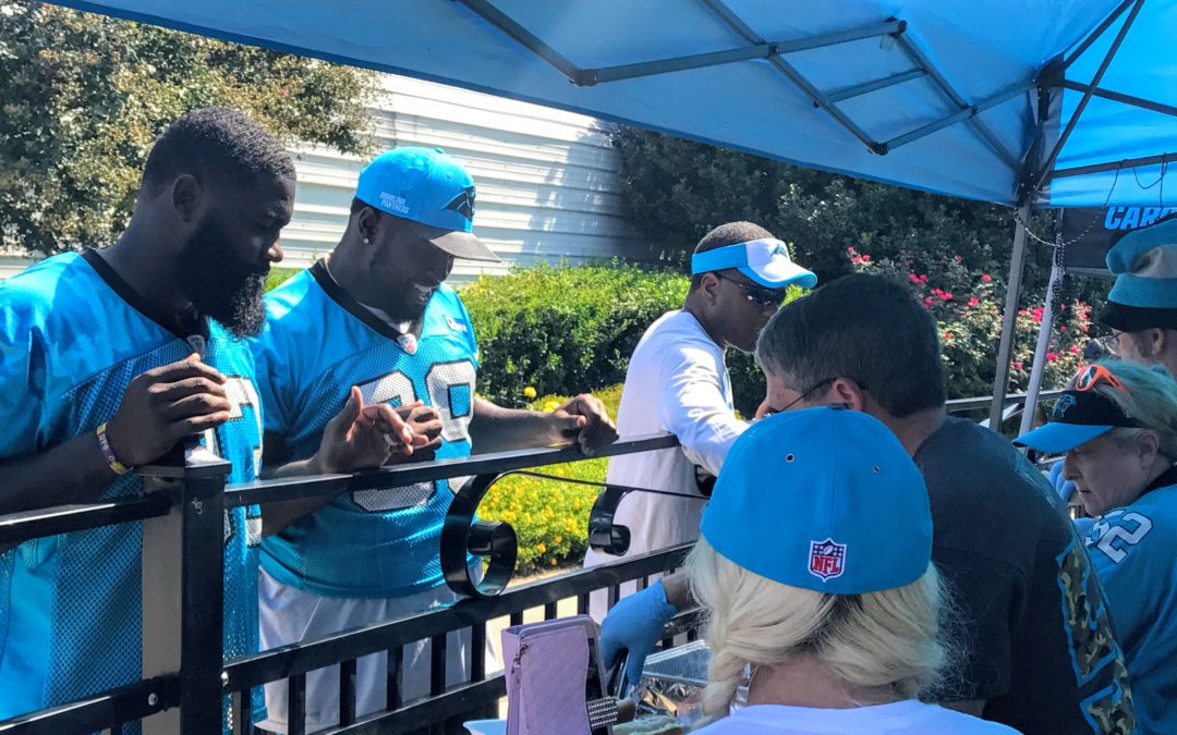 The Panthers Practice Posse Brings The Tailgate To The Players