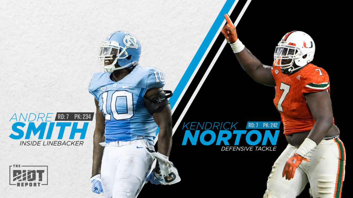 Panthers Select Two For The Front Seven With Their Seventh Round Draft Picks