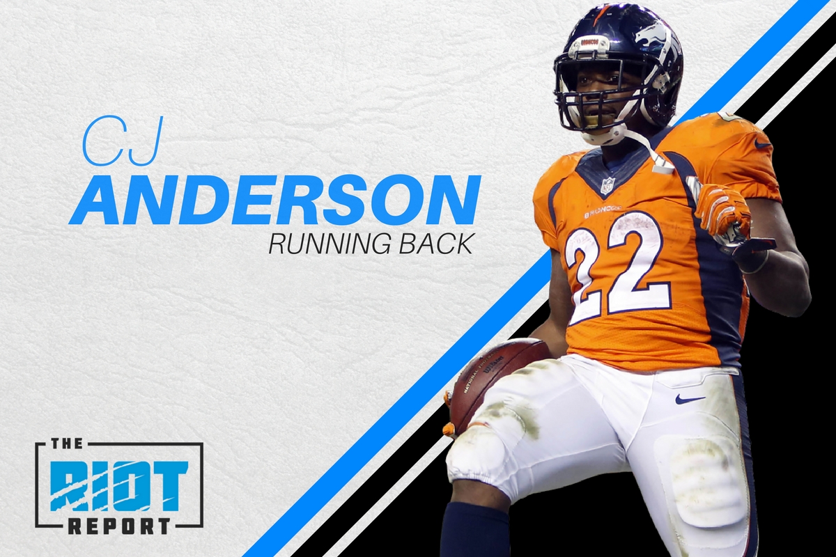 Panthers Find Some Thunder In Free Agent RB CJ Anderson