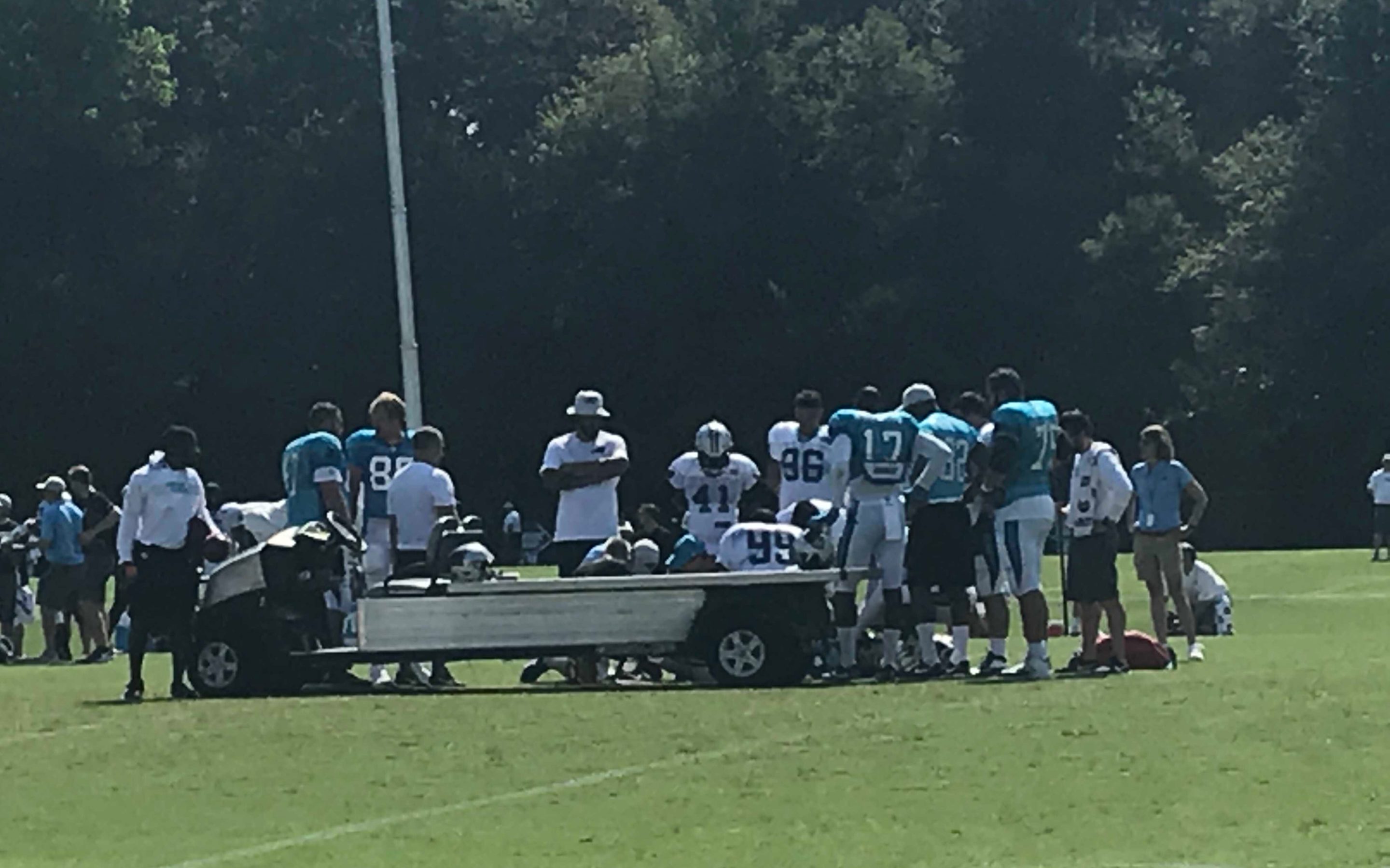 Daryl Williams Carted From Practice With Right Knee Injury – Is It Moton Time?