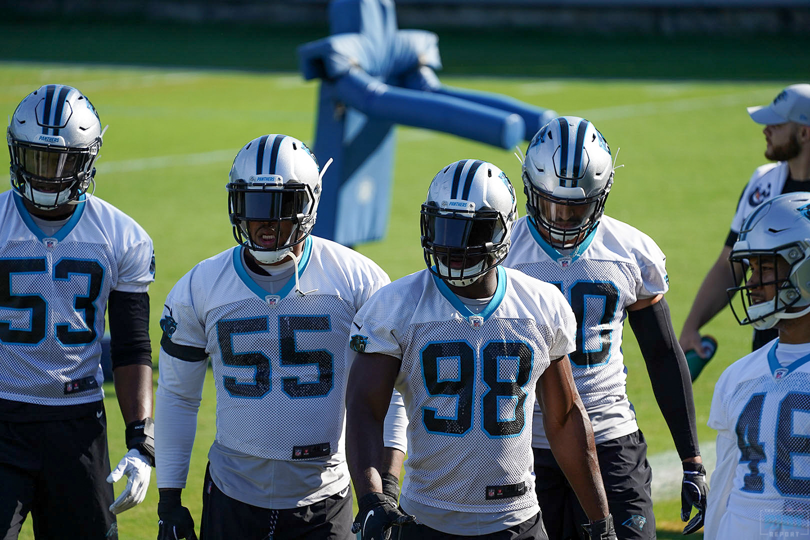 Bruce Irvin says Panthers defensive front as good as Seahawks in 2013