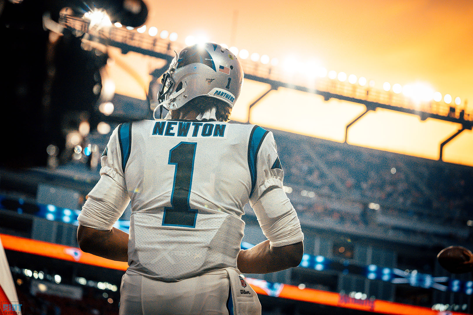 Cam newton lights out hot sale jersey