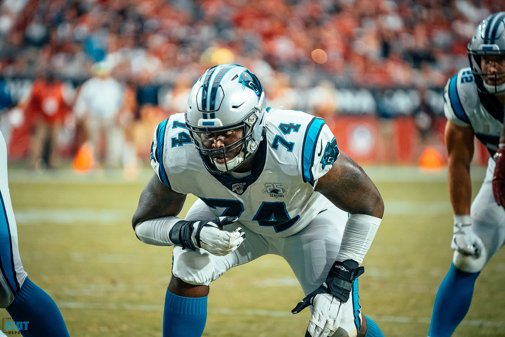 Greg Little & Daryl Williams Split Time In Panthers Victory