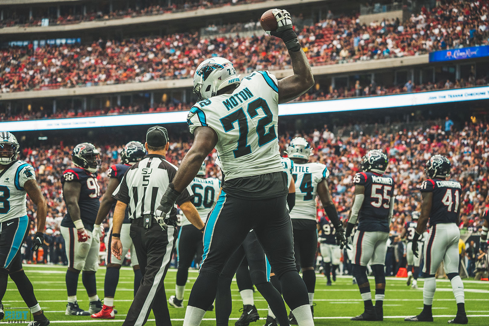 Carolina Panthers rookie lineman Taylor Moton eager for second chance