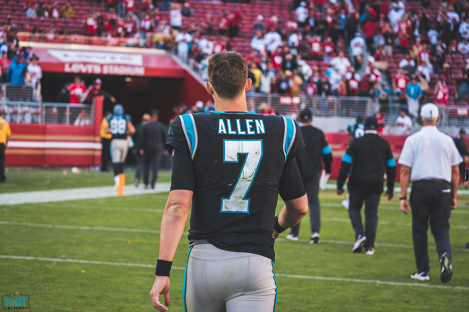 Kyle allen panthers hot sale jersey