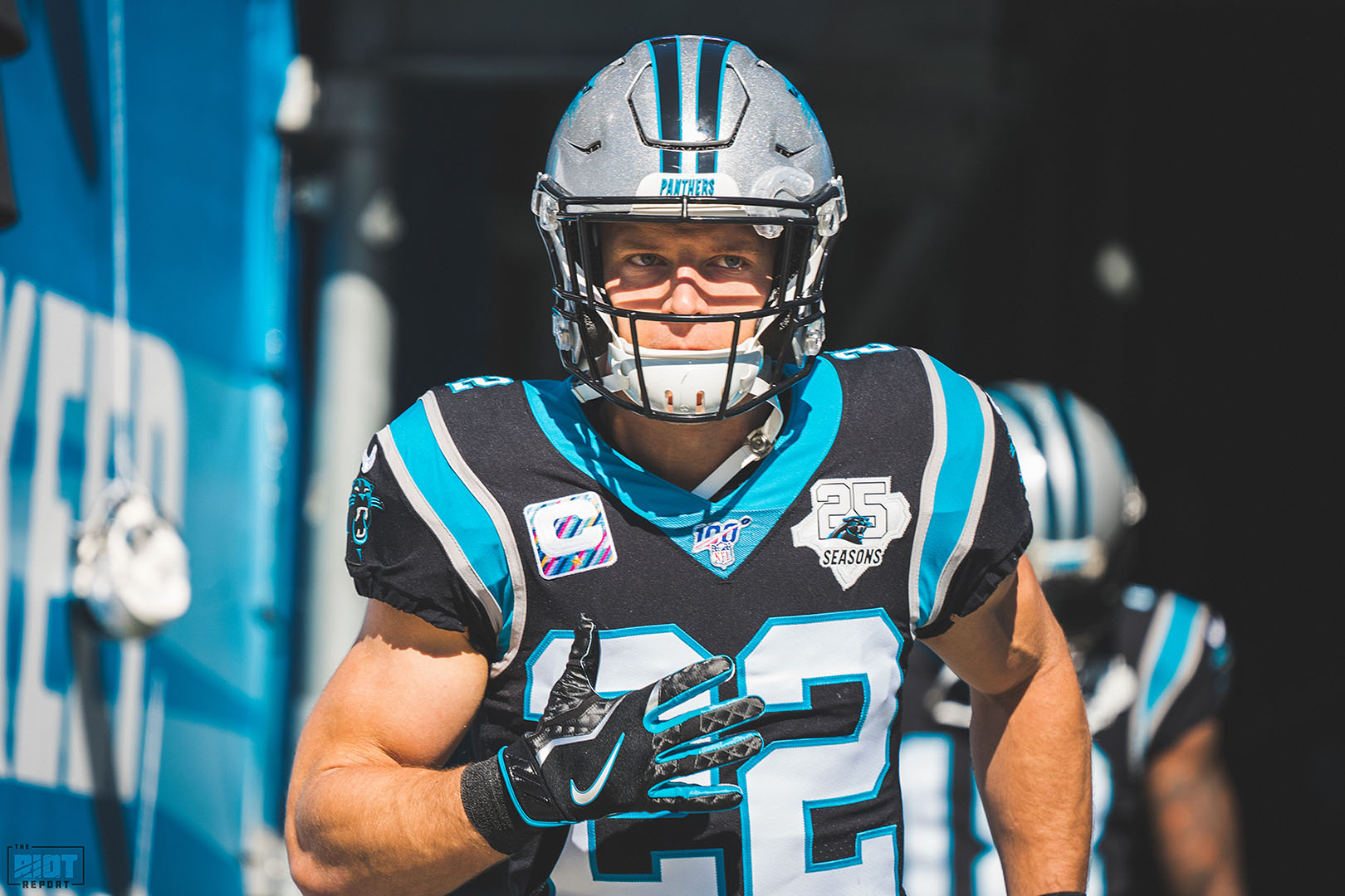 Broncos' Phillip Lindsay has fan in Panthers' Christian McCaffrey