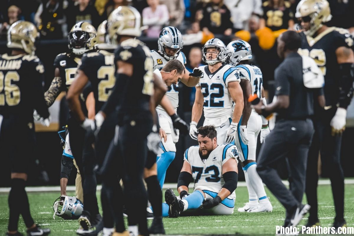 Panthers Beat Up Leaving New Orleans