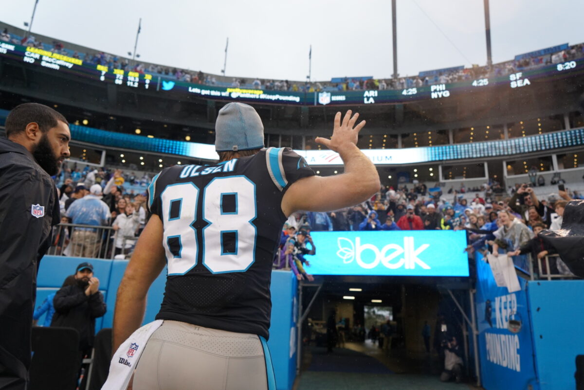 Greg Olsen & Christian McCaffrey: Five Lockers Apart & Forever Linked