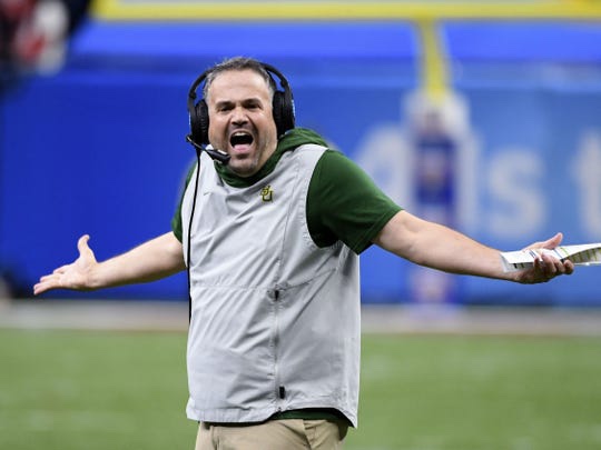 Matt Rhule reaffirms decision-making at the end of first half