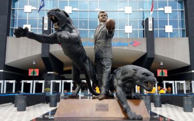 Panthers Taking Down Jerry Richardson Statue Outside Bank of America Stadium