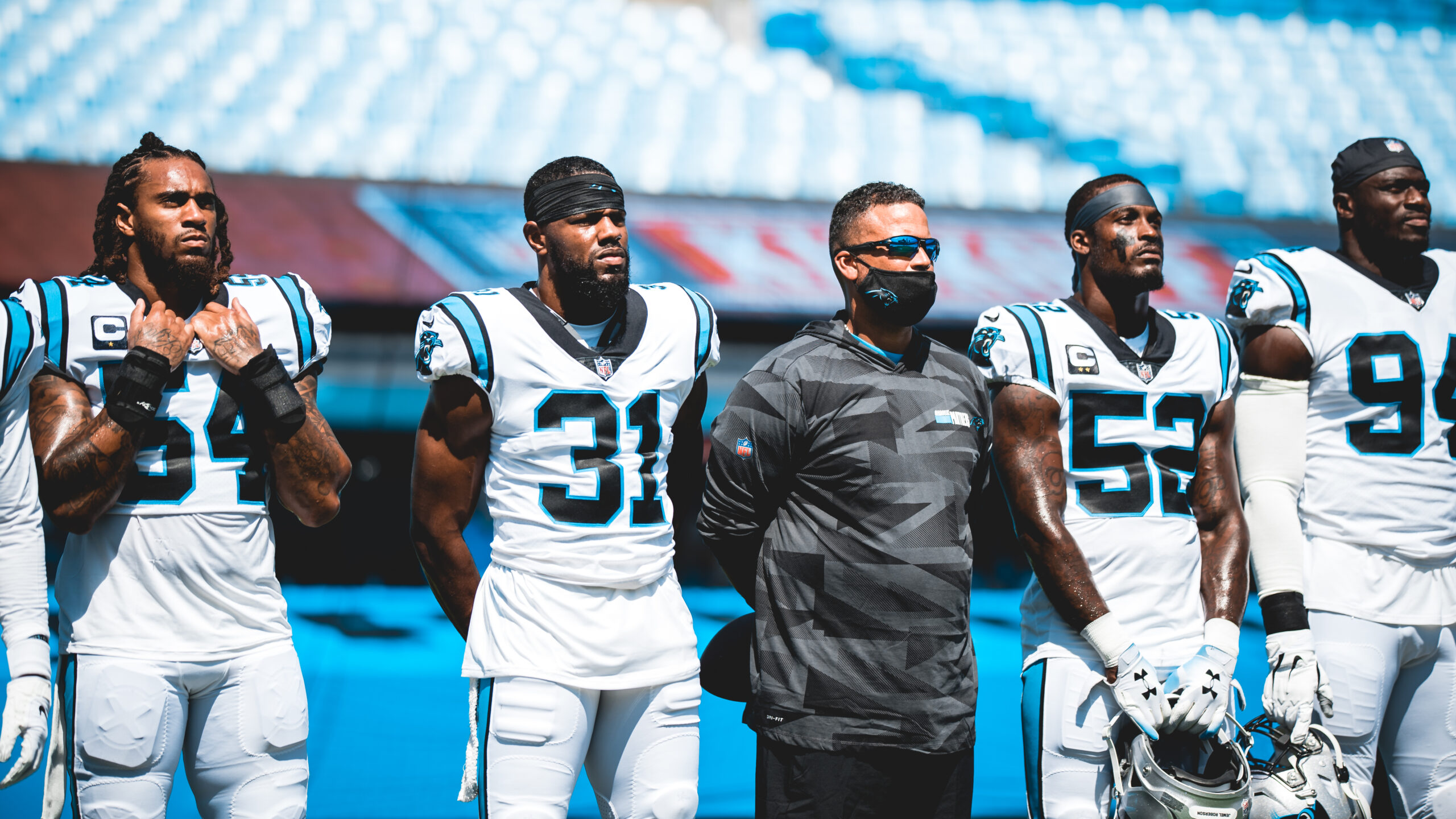 Panthers Run Game Coordinator Al Holcomb on the Senior Bowl, Jeremy Chinn, Brian Burns & More