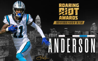 Robby Anderson Wins 2020 Roaring Riot Offensive Player Of The Year Award