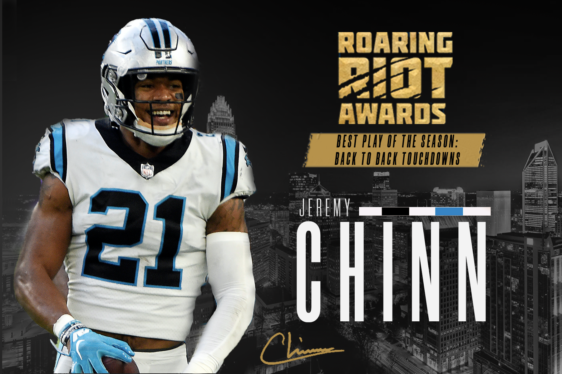 Jeremy Chinn’s Back-to-Back Scores Voted Roaring Riot’s Play of The Year