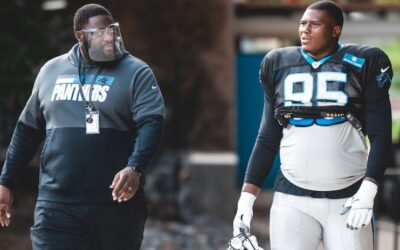 New Panthers’ Defensive Line Coach Frank Okam Excited To Help Develop Panthers’ Young Defensive Line