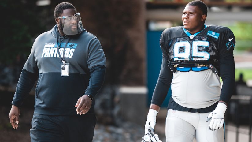 New Panthers’ Defensive Line Coach Frank Okam Excited To Help Develop Panthers’ Young Defensive Line