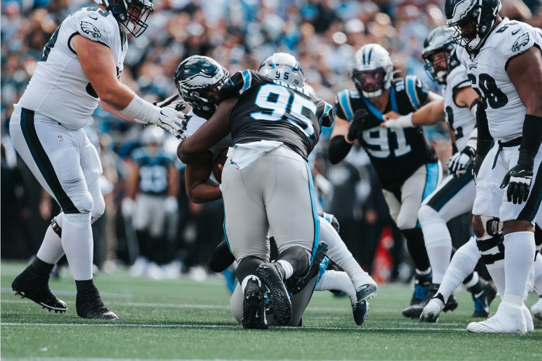 Derrick Brown stepping into gap for Carolina Panthers 