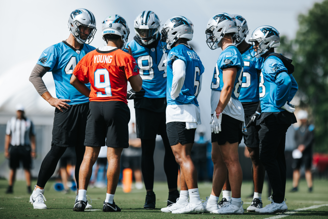 panthers huddle