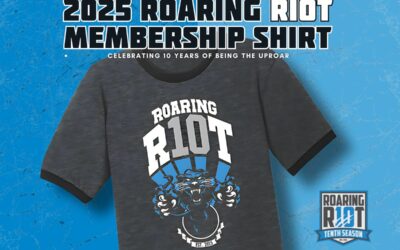 Your 2025 Roaring Riot Membership Shirt: Ten Years of The Riot