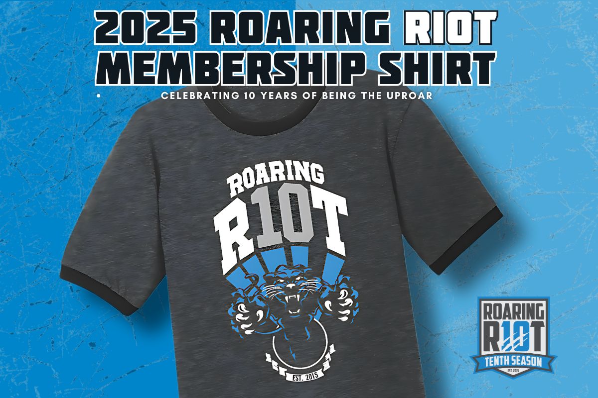 Your 2025 Roaring Riot Membership Shirt: Ten Years of The Riot